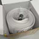 32"x4" Clear Non-Slip Stair Treads for Wooden Steps (18-Pack) - Self Adhesive Strips - Transparent Indoor