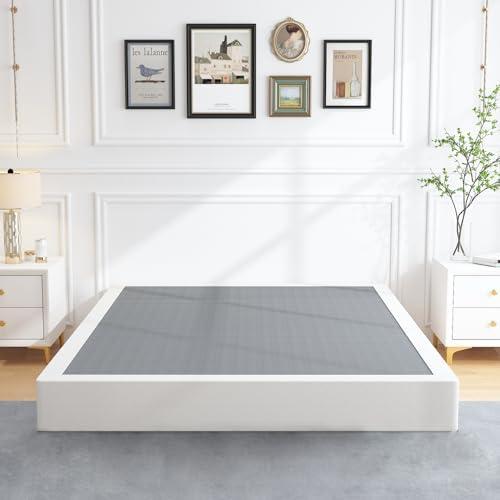 ALDRICH 7 Inch Heavy Duty Metal Box Spring Mattress Foundation 3000lbs Max Weight Capacity/Non-Slip/No Noise/Easy Assembly/Easy Clean Cover,King