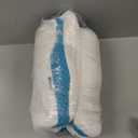 Memory Foam Pillows, Cervical Pillow for Neck and Shoulder Pain Relief, Ergonomic Contour Bed Pillow, Soft for Side Sleep Stomach Sleeping and Back Sleeper (Queen Size-24.8''Lx14.96''Wx5.78''H, Light Blue)