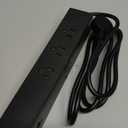 5Ft Power Strip Surge Protector, Desk Charging Station, 1250W/10A Spaced Outlets, 9 AC Outlets and 5 USB Ports (2 USB C), Flat Plug Extension Cord with Overload Protection for Home, Office, Dorm