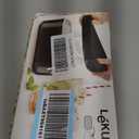 Lku Ice Box | Black | Ice Cube Tray For Freezer With Lid & Bin | Made With 100 Percent Platinum Silicone | Elegant And Retro Style Ice Cubes | For Cocktails, Ice Tea & Coffee And More |