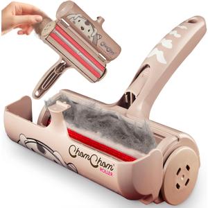 Chom Chom Roller Pet Hair Remover - ChomChom Reusable Dog and Cat Lint Rollers for Furniture, Couch, Car, and Clothes - Limited Dog Edition
