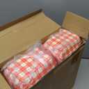 Honeydak 500 Pack 2 Lb Disposable Paper Food Boats Bulk Red and White Checkered Paper Food Trays Greaseproof Paper Hot Dog Trays Food Serving Boats for Snacks Sandwich Nacho Party BBQ Picnic