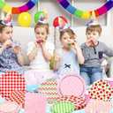 60Pcs Strawberry Birthday Party Plates Napkins,Strawberry Party Supplies Sweet Baby Theme Birthday Decoration for Summer Fruit 1st,Baby Shower