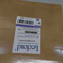 Lecloud Leia Sheer Ivory Window Curtains for Kitchen 14 Inch Length 2 PCS, Dual Rod Pockets Window Living Room Curtain Valance, Jacquard Clip Textured Leaf Short Bedroom Drapes, 40 W x 14 L