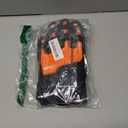 Vgo... 1 Pair -20/-4F COLDPROOF,Winter Work Leather Gloves,Impact Gloves,Anti-Vibration,Water Resistant(CA7722FW) (Large, Black)