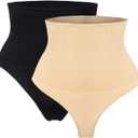 SEXYWG Women Waist Cincher Girdle Tummy Control Thong Panty Slimmer Body Shaper (XL)
