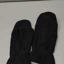 Winter Convertible Gloves Flip Top Mittens Warm Polar Fleece for Winter Running Texting Photographing for Men Women (Large), Black