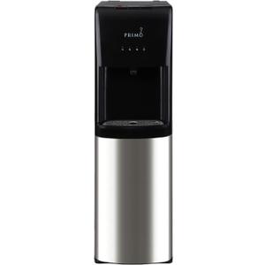 Primo Bottom-Loading Self-Sanitizing Water Dispenser, 3 Temp (Hot-Cool-Cold) Water Cooler Water Dispenser for 5 Gallon Bottle w/Child Safety Lock, Black and Stainless Steel