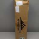 Roll-Up Camping Table Black Aluminum Low Folding Table for Outdoor Picnic BBQ Backyard Beach Easy Carrying in Bag-4FT