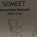 Office Chair Ergonomic Desk Chair - Comfy Mesh High Back Office Chair with Lumbar Support Wheel Home Desk Office Chairs Flip up Armrest Executive Rolling Swivel Task Computer Chair Black Silver