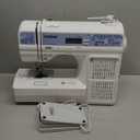 Brother CS7205 Computerized Machine, 150 Built Stitches, 1 Font, Wide Table, 11 Sewing Feet, White