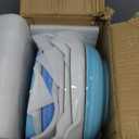 Y YHY 8.5'' Pasta Bowls Set of 6, 30 oz Ceramic Shallow Salad Bowls, Large Serving Soup Bowls Pasta Plates, Microwave & Dishwasher Safe Dinnerware Valentine's Day Gift, Gradient Blue