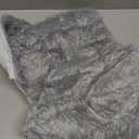 Sattiyrch 36 Inch White Faux Fur Christmas Tree Skirt  Soft Plush Tree Base Cover for 4-5.5 ft Tree, Foldable, Non-Slip Backing, Holiday Decoration for Home, Office or Gift,(Grey, 36in) (Gray)