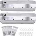 Polished Tall Fabricated Aluminum Valve Covers for Big Block Chevy 396 402 427 454