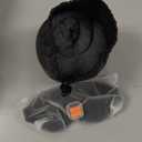 Advanced Memory Foam Neck Travel Pillow, Neck Pillow Airplane with Eye Mask & Ear Plugs, Designed for The Comfort of Travel & Office, Travel Pillow for Plane, Car, Home, Work, Dark Grey