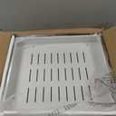 2Pack Pull out Cabinet Organizer, 21"Deep, 20"Wide Full-extension Heavy Duty Slide out Drawers Fixed with Adhesive Nano, Roll Out Shelves Sliding Cabinet for Kitchen,Bathroom,Pantry,Under Sink(White)