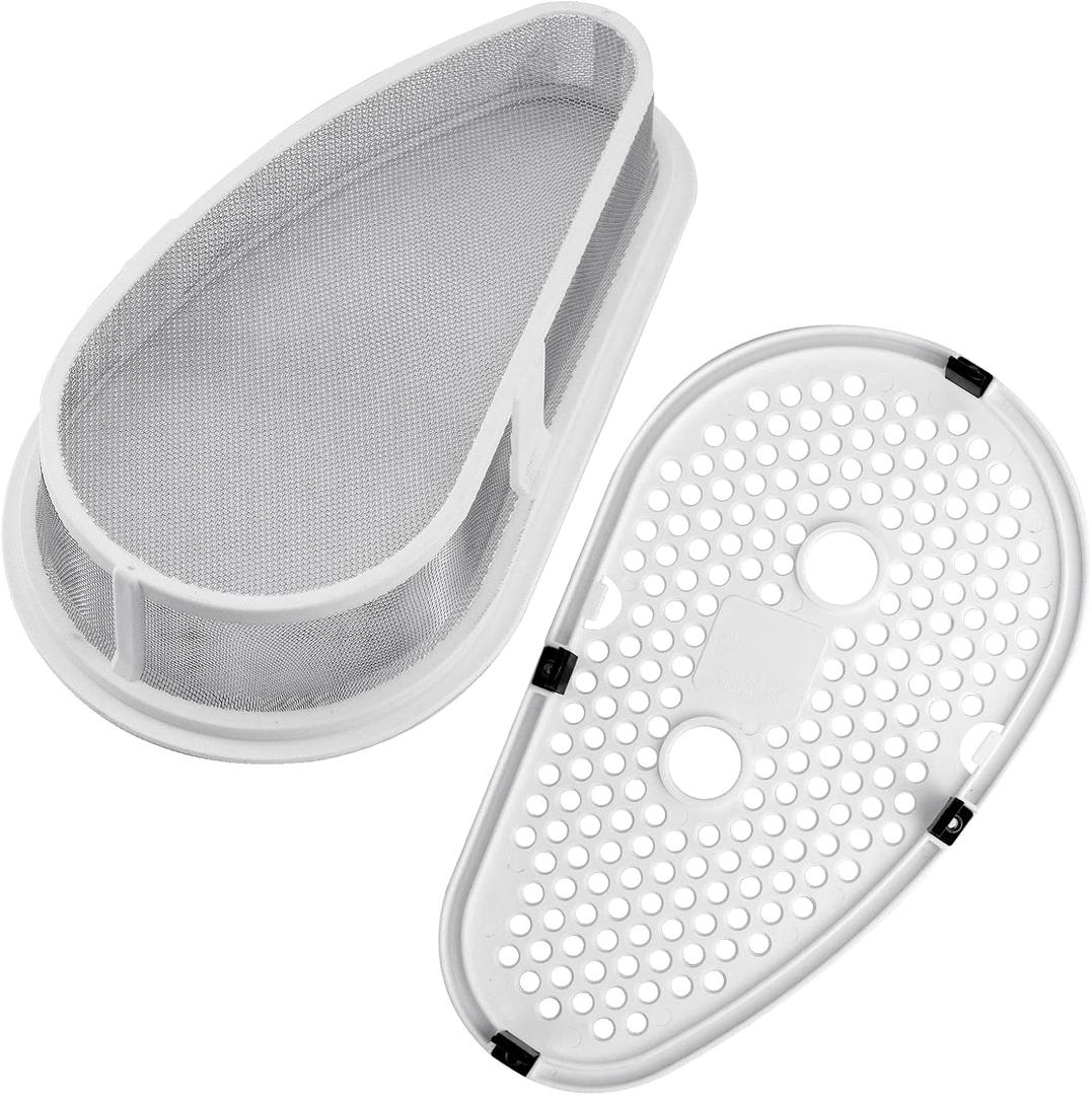 Upgraded W10828351 Dryer Lint Filter Screen & Cover by Blutoget - Compatible for Kenmore Whirlpool Stackable Washer/Dryer Lint Trap -Replaces 8531964 8531967 8531966 AP5985829