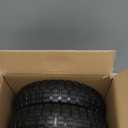 13 Inch Solid Rubber Tires, 4.00-6 Tire Flat Free with 5/8" Bearings, 2.17" Offset Hub for for GOR Garden Carts, Garden Wagon Carts, Trolleys, Hand Trucks and Utility Cart(2 Pack)