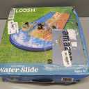 Sloosh Triple Water Slide with 3 BodyBoards, 18FT Lawn Slip Water Splash Slide Summer Toy Splash Pad with Build in Advanced Sprinkler for Kids Adults Backyard Summer Water Fun