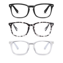 CCVOO Reading Glasses for Women/Men, Eyeglasses, Blue Light Readers for Women/Men, Computer Eye Glasses, Cheaters, +1.5