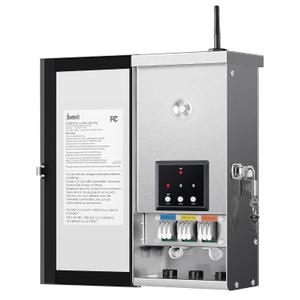 DEWENWILS 300W Wi-Fi Low Voltage Landscape Transformer with 3 Zones, 2.4GHz Smart Low Voltage Transformer, 120V AC to 12V/14V AC, Landscape Lighting Transformer for Outdoor Lights, LED Lights