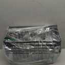 iSPECLE Freezer Organizer Bins - 4 Pack Stackable Deep Freezer Organizer Bins for 5 Cu.Ft Chest Freezer Easy Get Food from Bottom without Digging, Add Space Sort Store More Frozen Food, Black