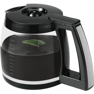 14-Cup Glass Coffee Carafe Replacement Compatible with Cuisinart Models DCC-3200P1, DCC- 3200, DCC-2200RC, Coffee Pot Replacement 14 Cup with Ergonomic Handle and Dripless Spout