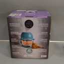 Non Toxic Air Fryer - Glass AirFryer 5 Quart w/ 360° Visibility, Self-Cleaning, 400F Vortex Air Fryer for Even Cooking, BPA-Free Teflon Free, 9-in-1 Functions, Rotisserie, Roast, Bake, Lavender