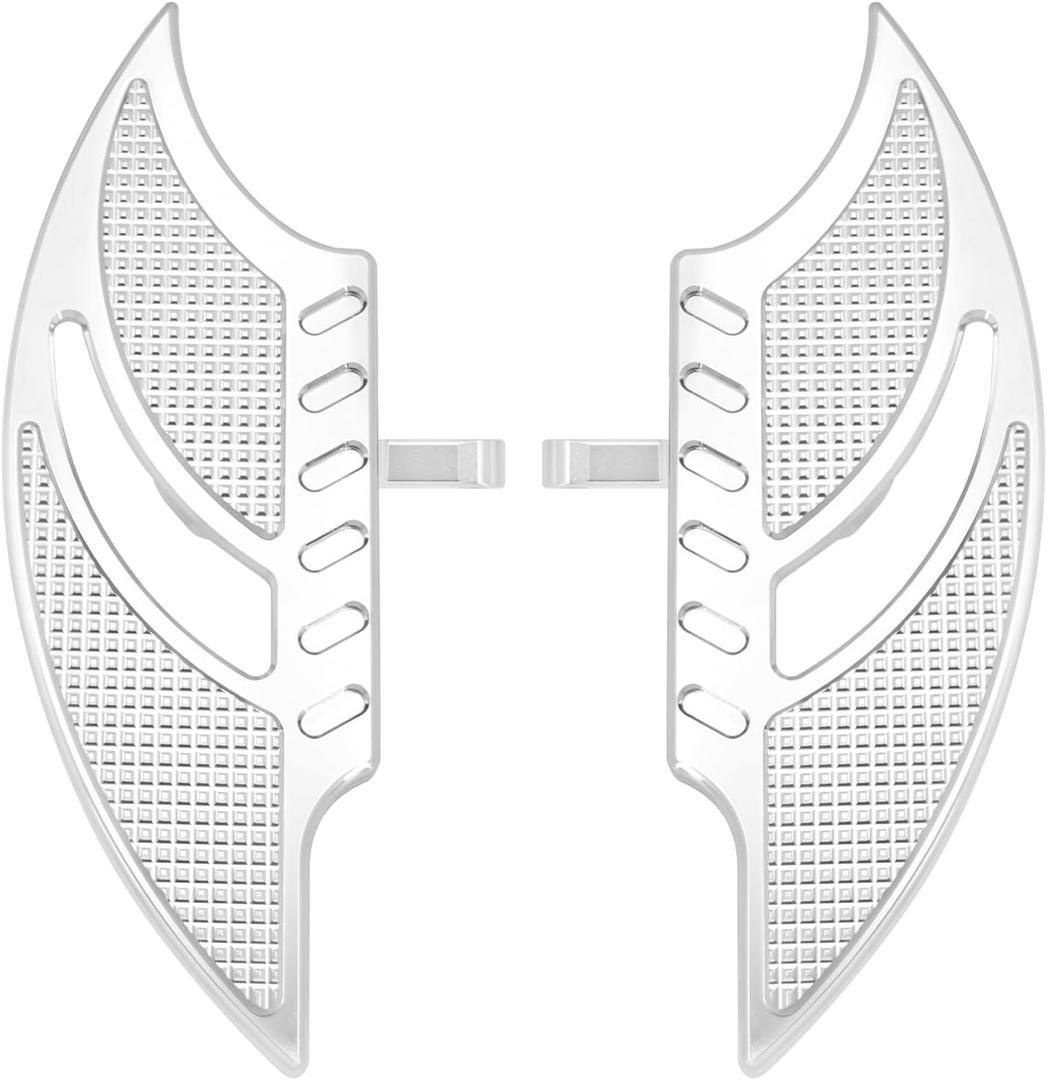 Motorcycle Passenger Footboards Rear Floorboards Male Mount Foot Pegs CNC Cut Fit For Harley Sportster Touring Road King Road Glide Electra Glide Street Glide Dyna Chrome