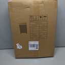 Rolling Laundry Hamper with Wheels, Slim Laundry Basket with Removable Liner Bag & 2 Mesh Bags, Handwoven Water Hyacinth Clothes Hamper for Bedroom Bathroom (Natural, 50L)