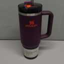 STANLEY Quencher H2.0 Tumbler with Handle and Straw 30 oz | Flowstate 3-Position Lid | Cup Holder Compatible for Travel | Insulated Stainless Steel Cup | BPA-Free | Plum