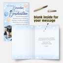 5 x Graduation Card for Grandson, Heartfelt Grandson Graduation Card Gift from Grandma Grandpa, Proud of You Cards for Him