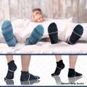 Unenow Unisex Non Slip Grip Socks with Cushion for Yoga Pilates Barre Home & Hospital, M