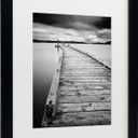 Framed Wall Art - Moises Levy ‘Motchia’ Wall Decor with Matted Frame - Living Room, Kitchen, and Bathroom Art - 16x20