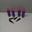 Balloon Pump Hand Held, Inflator Air Pump for Balloons - 2Way Dual Action, 4 Pack