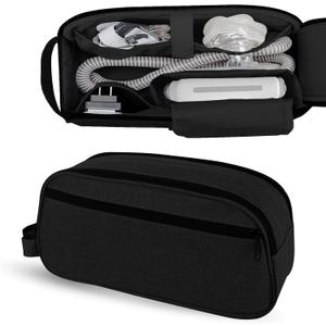 CPAP Travel Bag for AirMini CPAP Machine and Accessories, Portable CPAP Travel Case, CPAP Bag for Travel, CPAP Machine Travel Carry Storage, CPAP Supplies Organizer Case (Black)
