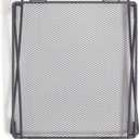 U Brands Wire Mesh Locker Shelf Organizer, Stackable, Dusty Black, 12", 11" x 10" x 12"