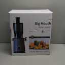 Juicer Machines Easy to Clean, with Wide Mouth & Large Feed Chute, Cold Press Juicer For Whole Fruits & Vegetables, Slow Masticating Self Feeding for Juice Extractor Machine, High Juice Yield (Medium, Premium Black)