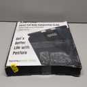 Posture Scale for Body Weight and Fat, Digital Bathroom Scale BMI Weighing Bluetooth Body Fat Scale, 8 Electrode Smart Body Fat Scale, Full Body Composition Analyzer with Voice Prompt (16.34 x 14.65 x 2.17 inch)