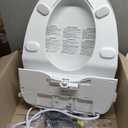 COWAY Bidetmega 500S Electronic Bidet Toilet Seat with Instantaneous Water Heating, Heated Seat and Dryer, Auto Open and Close Lid, Night Light, Deodorizer, Stainless Nozzle, Remote Control, Elongated