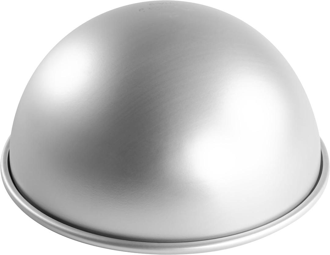 Fat Daddio's PHA-10 Anodized Aluminum Hemisphere Pan, 10 x 4.75 Inch, Silver
