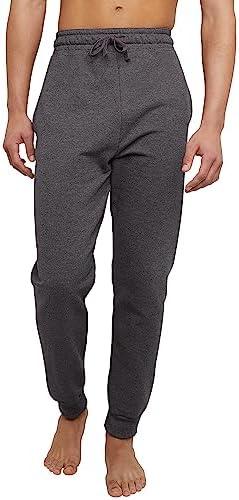 Hanes Men's Joggers, EcoSmart Fleece Sweatpants for Men, Men's Lounge Pants, 30.5" M