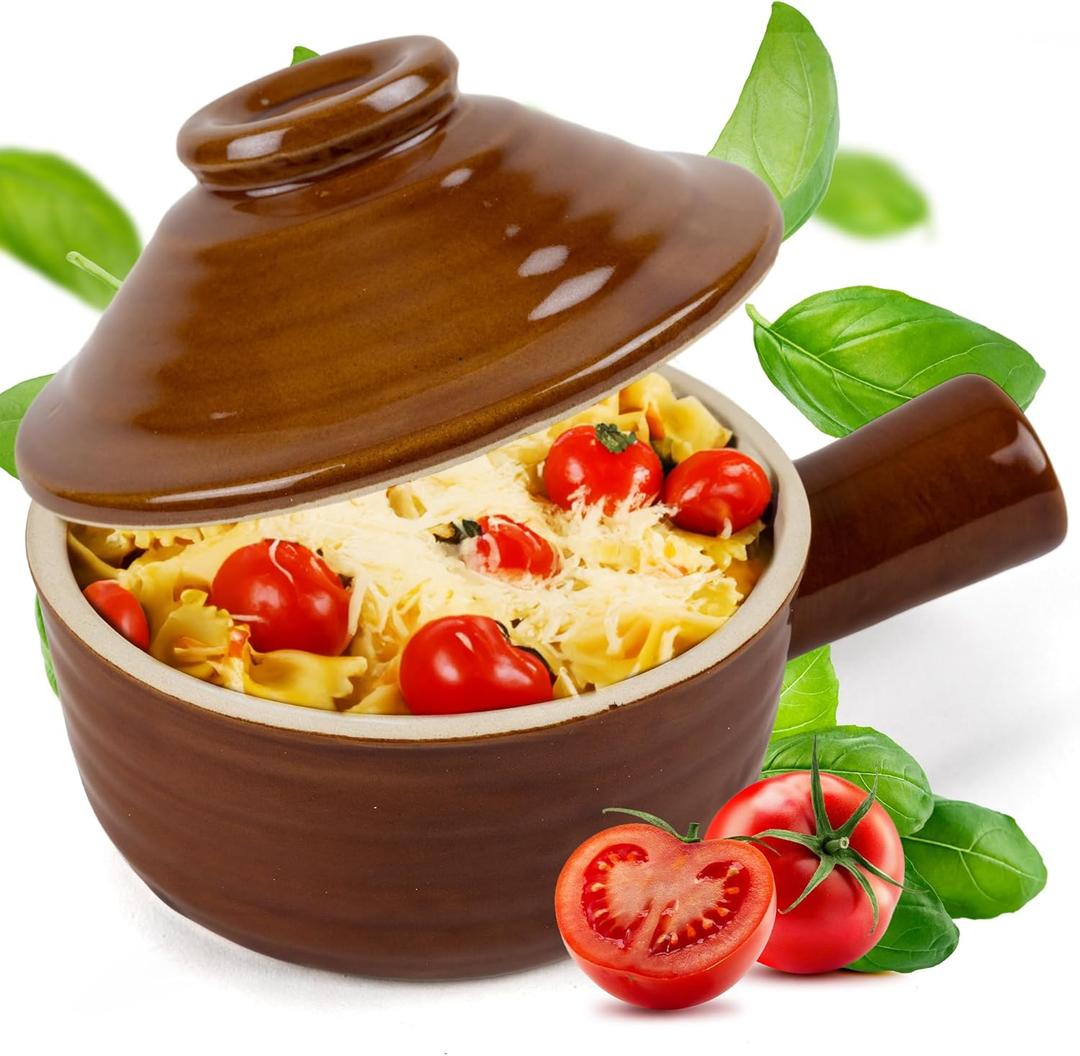 Roe & Moe Egg Cooker - Non-Stick, Ceramic Microwave Egg Poacher with Dome Chimney Lid and Hollow Handle - Reimagine Breakfast with Picture-Perfect Eggs and Delicious Soups with Our Microwave Steamer