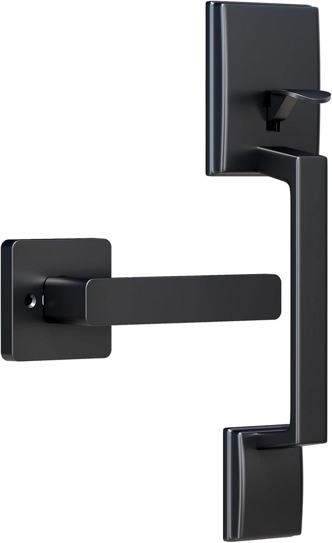 Heavy-Duty Door Lever Handle - Solid Stainless Steel, Modern Design, Easy Installation, Perfect for Interior & Exterior Doors