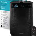 Homedics Deluxe Ultrasonic Humidifier for Large Rooms, Warm or Cool Mist, UV-C Technology, 1.5-Gallon Top Fill Tank, Smart Digital Programmable Humidistat, Home Dry Air Relief, Aromatherapy