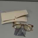 Madison Avenue Blue Light Blocking Glasses Anti Eyestrain UV Glare Blue Light Glasses for Women with Case, TV Phone Computer Gaming Eyeglasses (Coffee Brown)