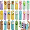 24 Pcs Cute Retractable Eraser for Pencils | Kawaii School Supplies Erasers| Back to Schools Essentials|Cute Erasers Supplies| Perfect Back to School Gifts