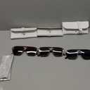 ANDWOOD Polarized Aviator Sunglasses for Women Men Retro 70s 80s 90s Aviators Trendy Square Pilot Vintage Shades