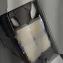 MAGZO Door Draft Stopper for Bottom of Door, 2 Pack 30 Inch Under Door Draft Stopper, Fan Shaped Under Door Gap Filler Bottom, Door Soundproofing, Grey